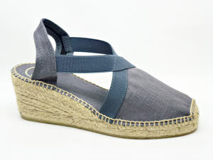 La véritable espadrille Toni PONS TER gris